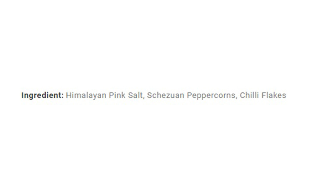Artisan Palate All Natural Schezuan Pepper Chilli Himalayan Pink Salt   Bottle  150 grams
